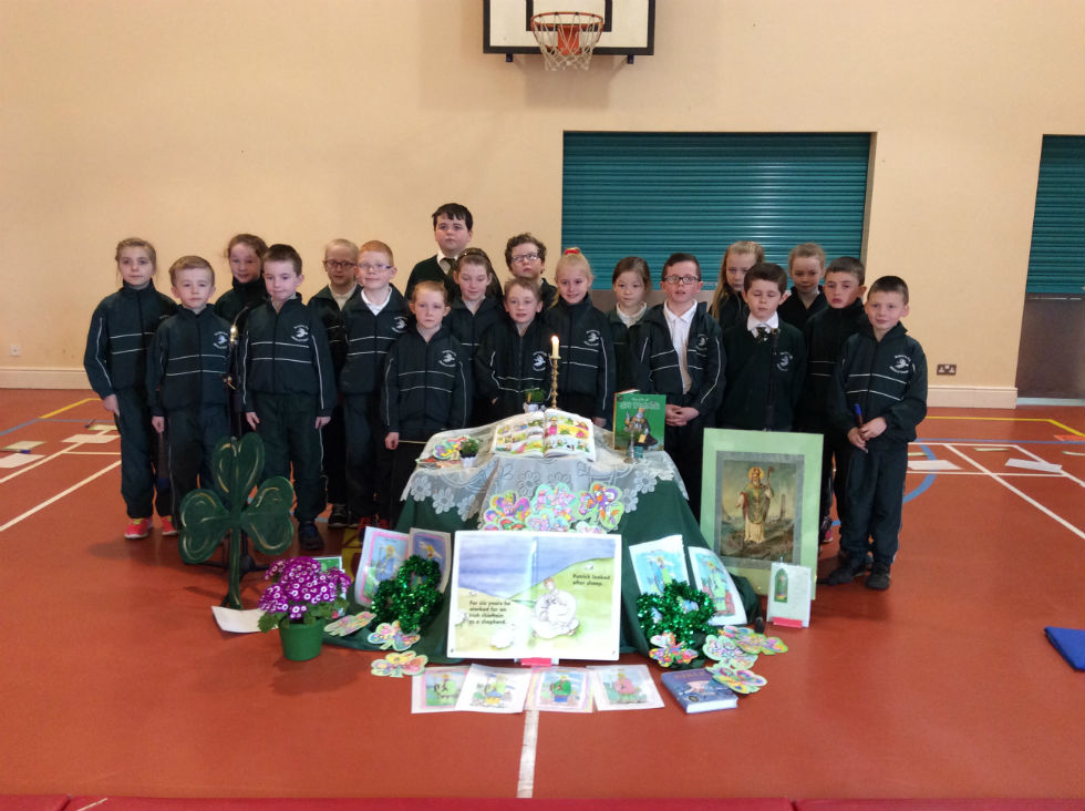 St. Patrick's Day Assembly.