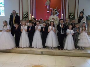 First Holy Communion.